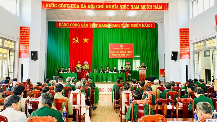 Đại hội đại biểu Hội Cựu chiến binh xã Dliê Yang khóa VII nhiệm kỳ 2022-2027